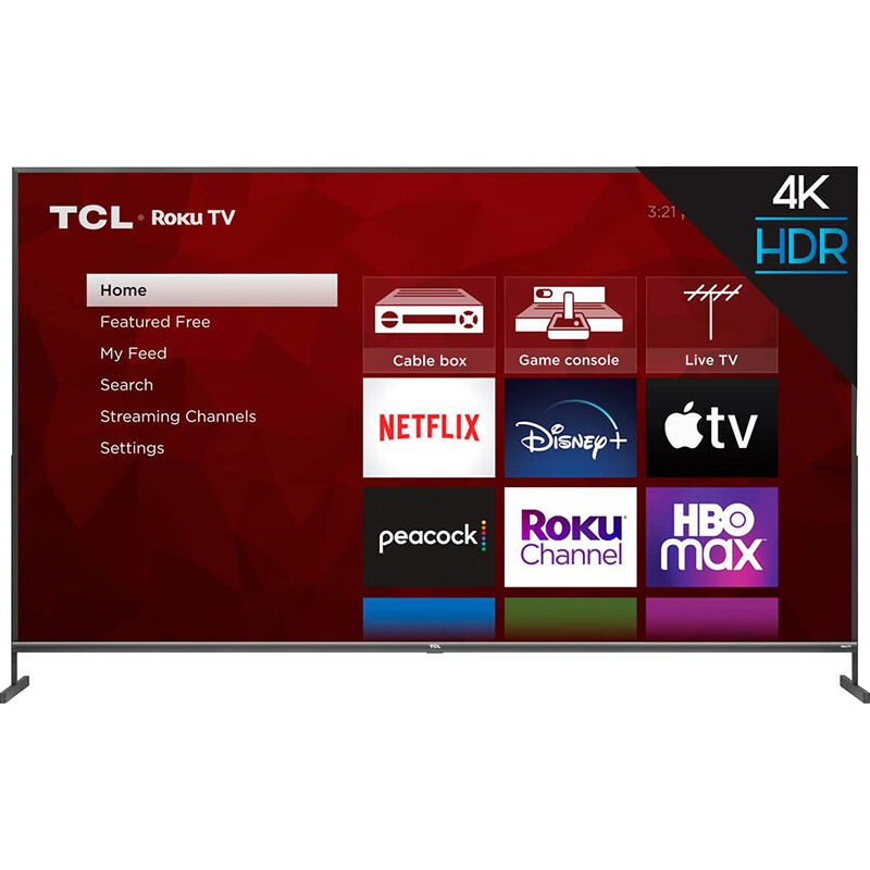TCL 50S425 50" 4-Series Roku 4K UHD LED Smart TV w/ Alexa & Google Assistant